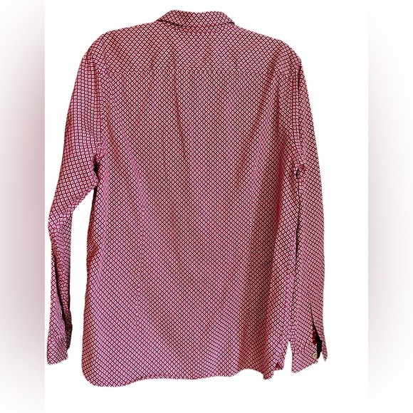 Ted Baker Long Sleeve Geometric Print Shirt - Picture 11 of 13